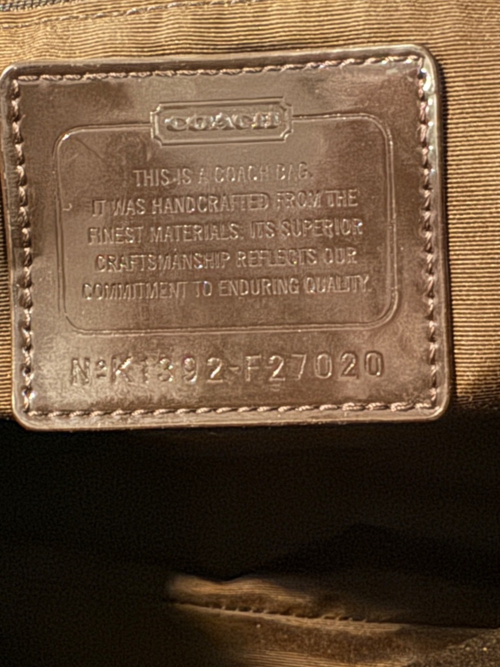 Coach Peyton Signature East West Convertible Pocket Tote Bag Signature $298.00 - Picture 7 of 11